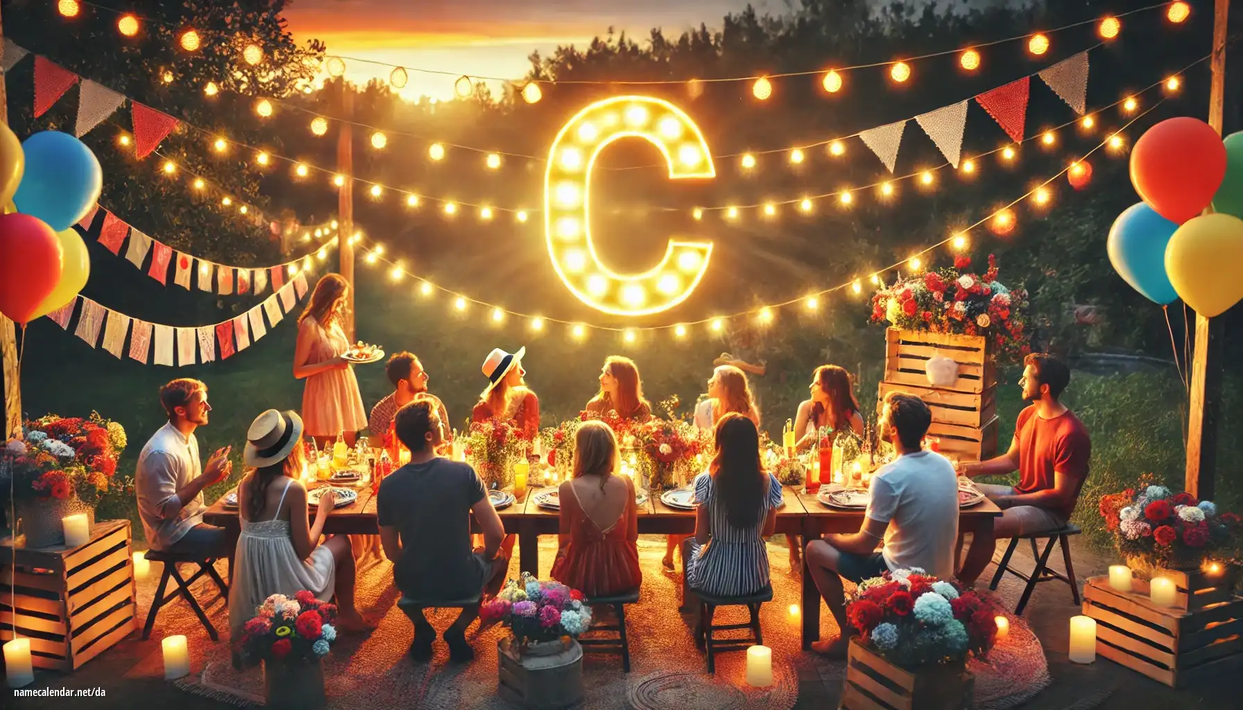 Fejring af navnedag og navn - Colombe