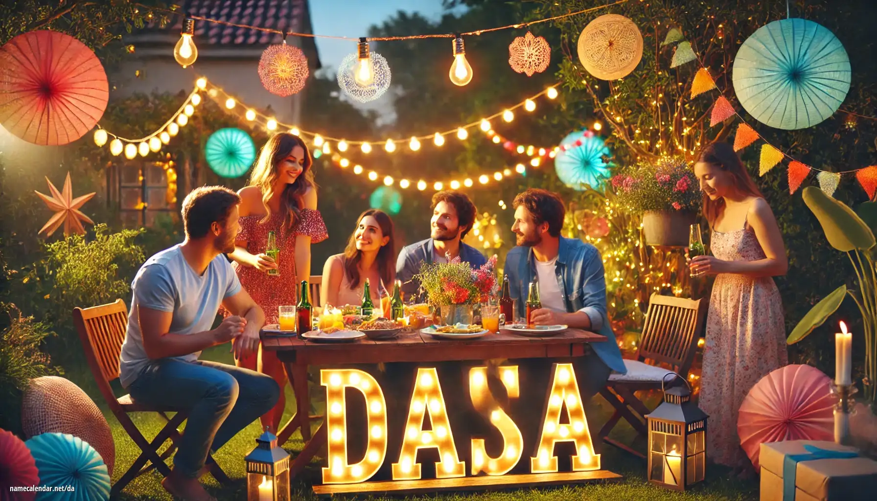 Fejring af navnedag og navn - Dáša