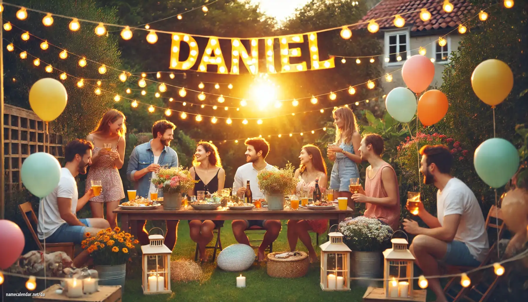 Fejring af navnedag og navn - Dániel