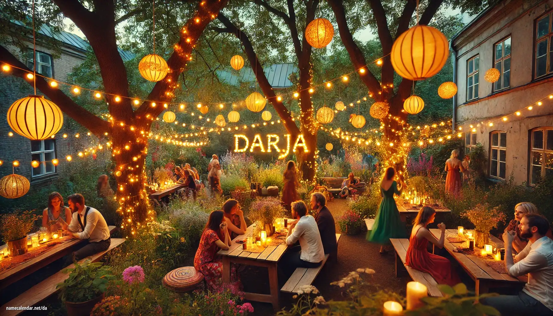 Fejring af navnedag og navn - Darja