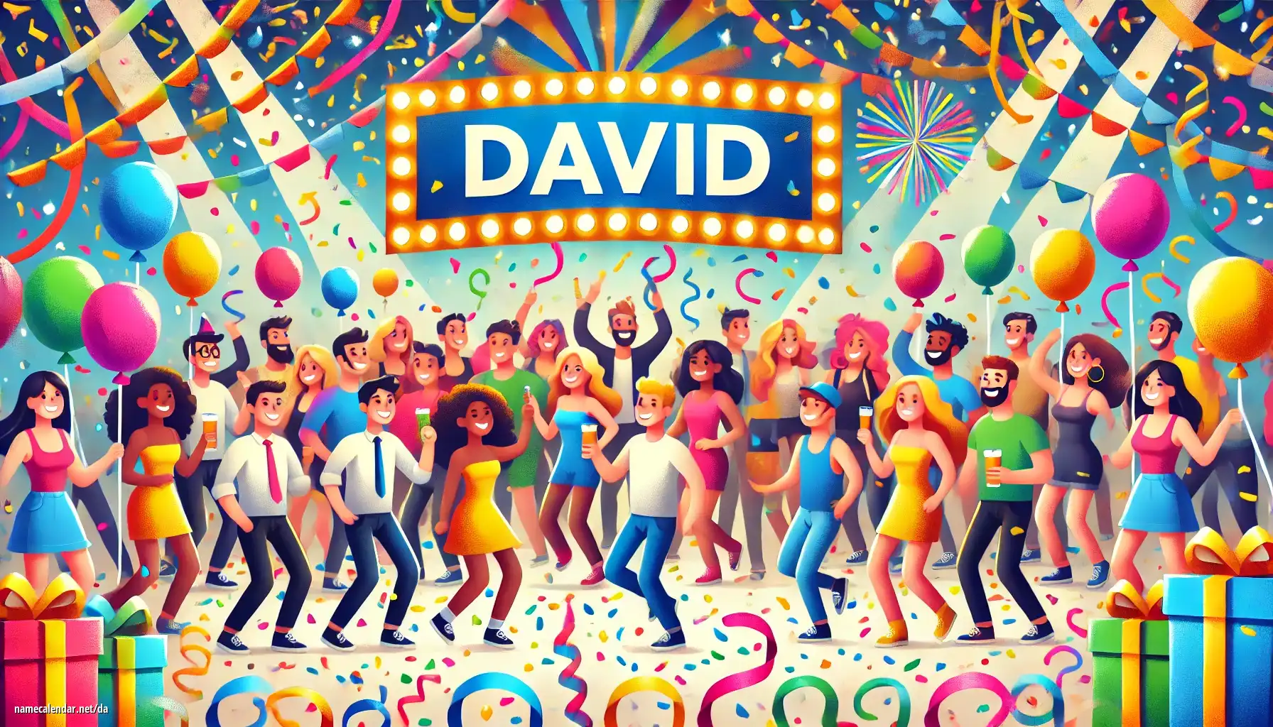 Fejring af navnedag og navn - David