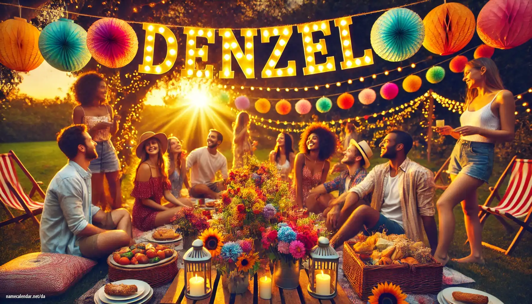 Fejring af navnedag og navn - Denzel