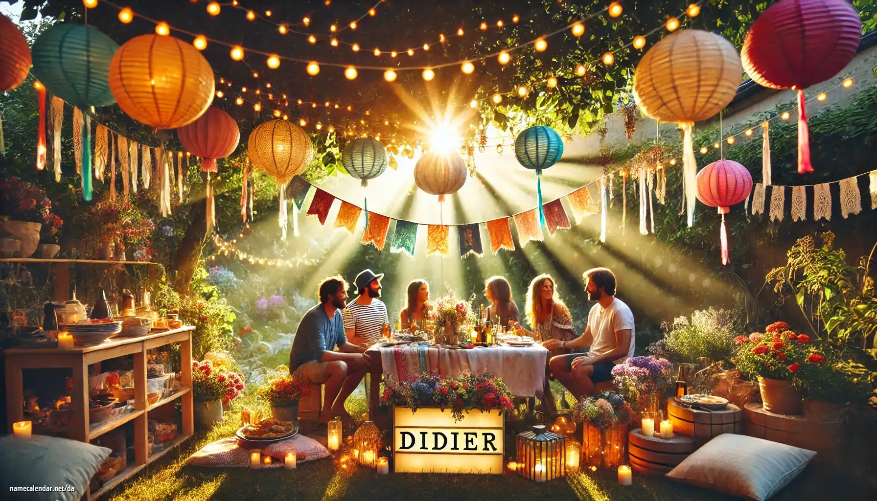 Fejring af navnedag og navn - Didier