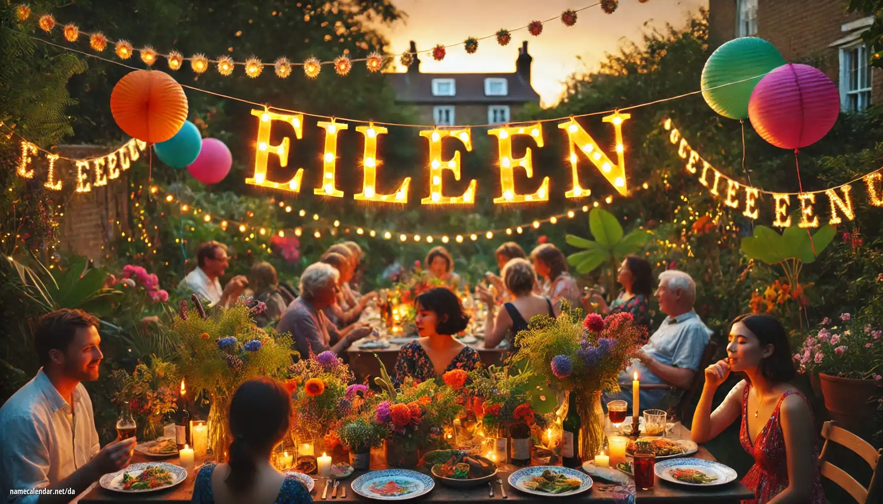 Fejring af navnedag og navn - Eileen