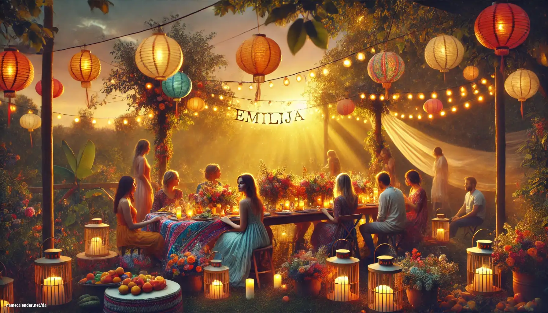 Fejring af navnedag og navn - Emilija