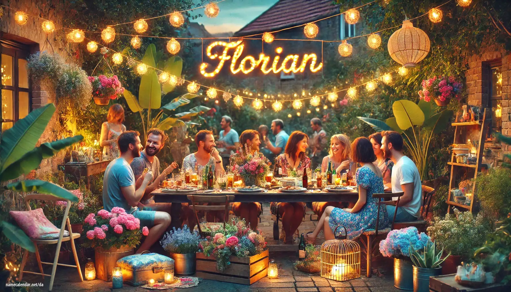 Fejring af navnedag og navn - Flórián