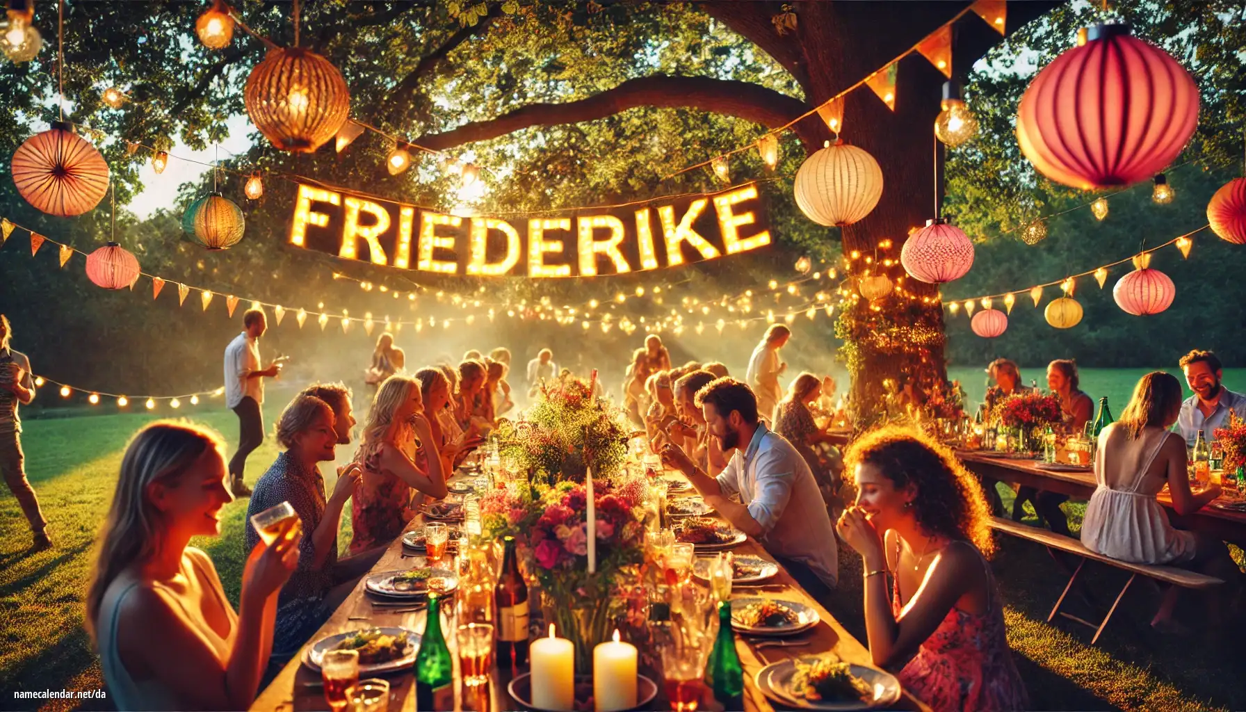 Fejring af navnedag og navn - Friederike