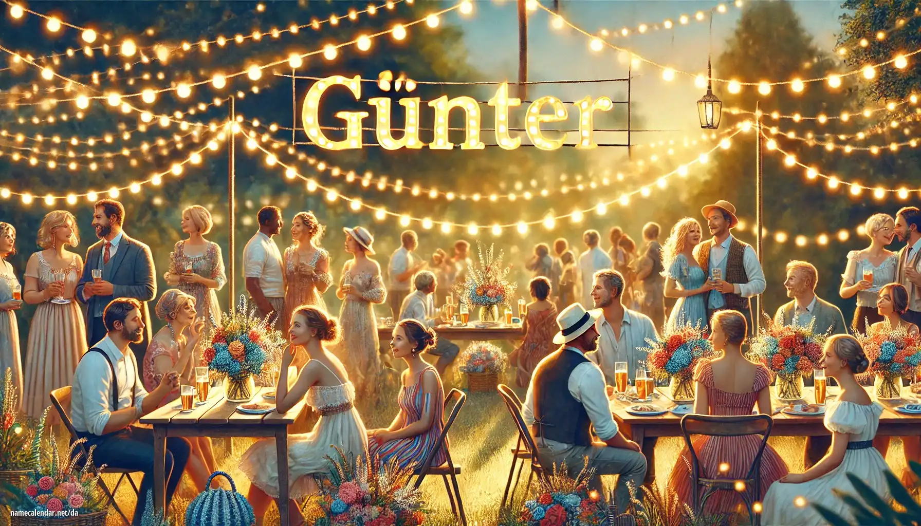 Fejring af navnedag og navn - Günter