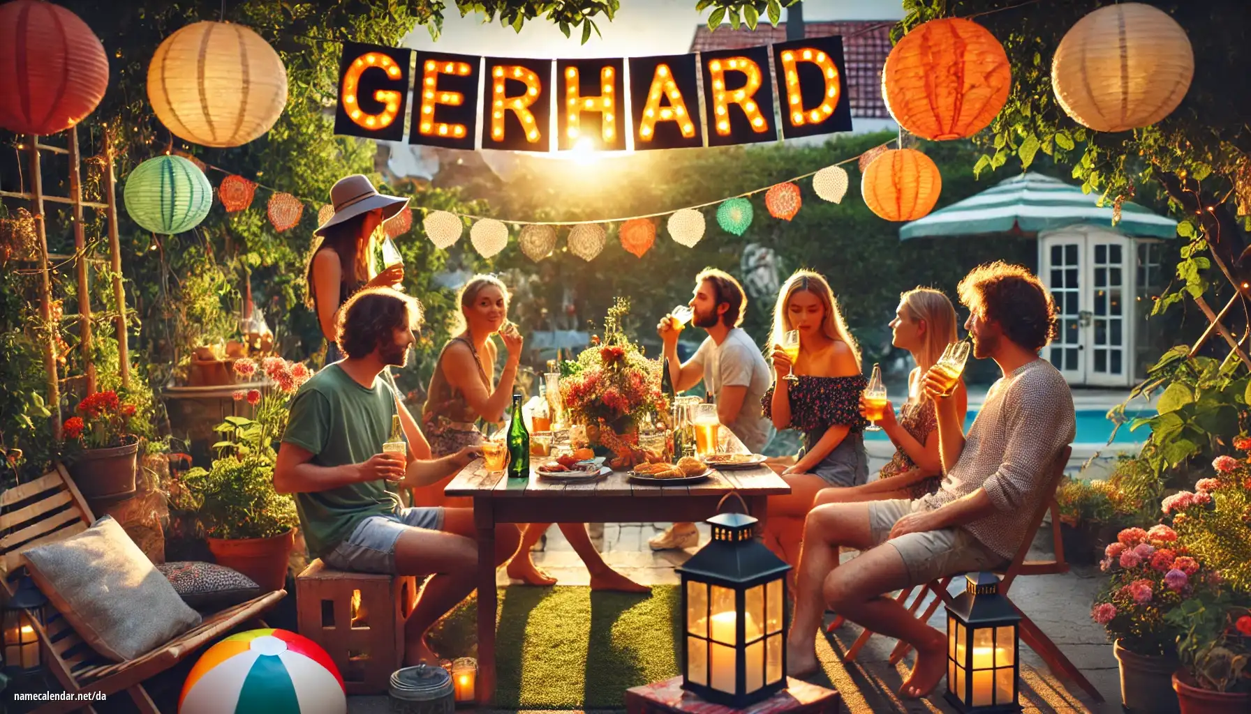 Fejring af navnedag og navn - Gerhard