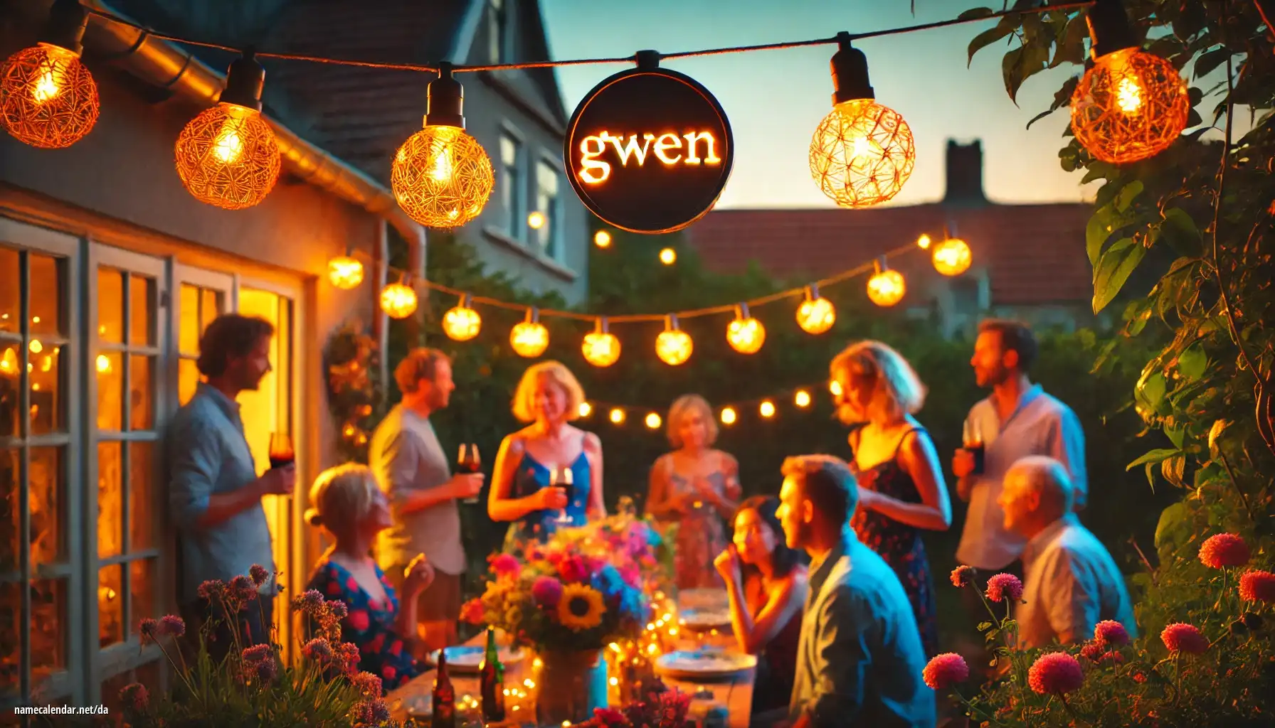 Fejring af navnedag og navn - Gwen