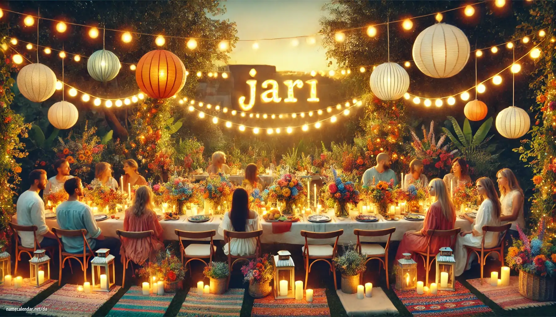 Fejring af navnedag og navn - Jari