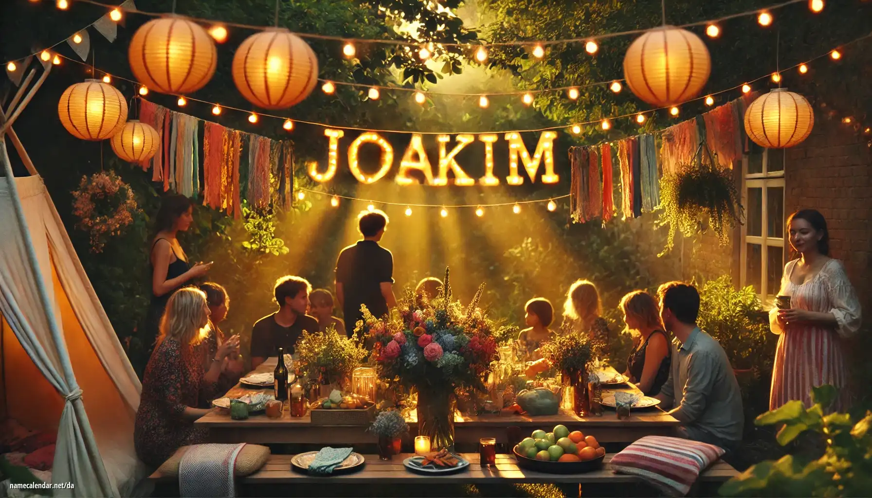 Fejring af navnedag og navn - Joakim