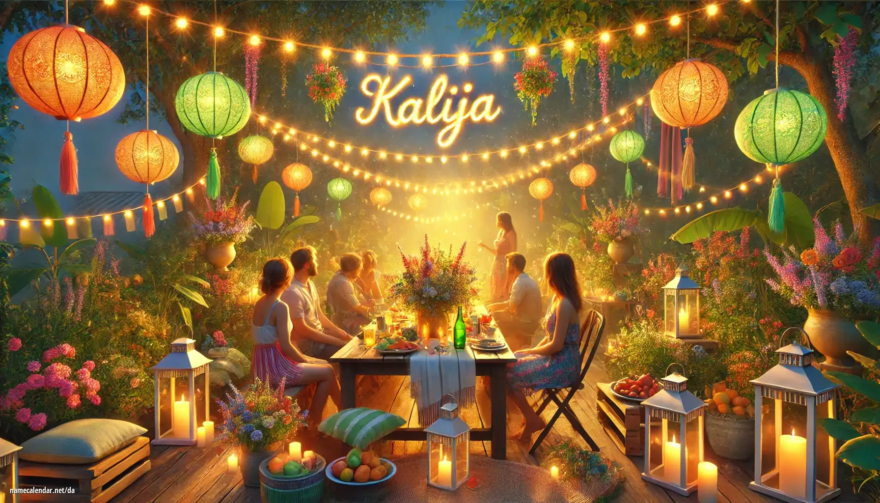 Fejring af navnedag og navn - Kalija