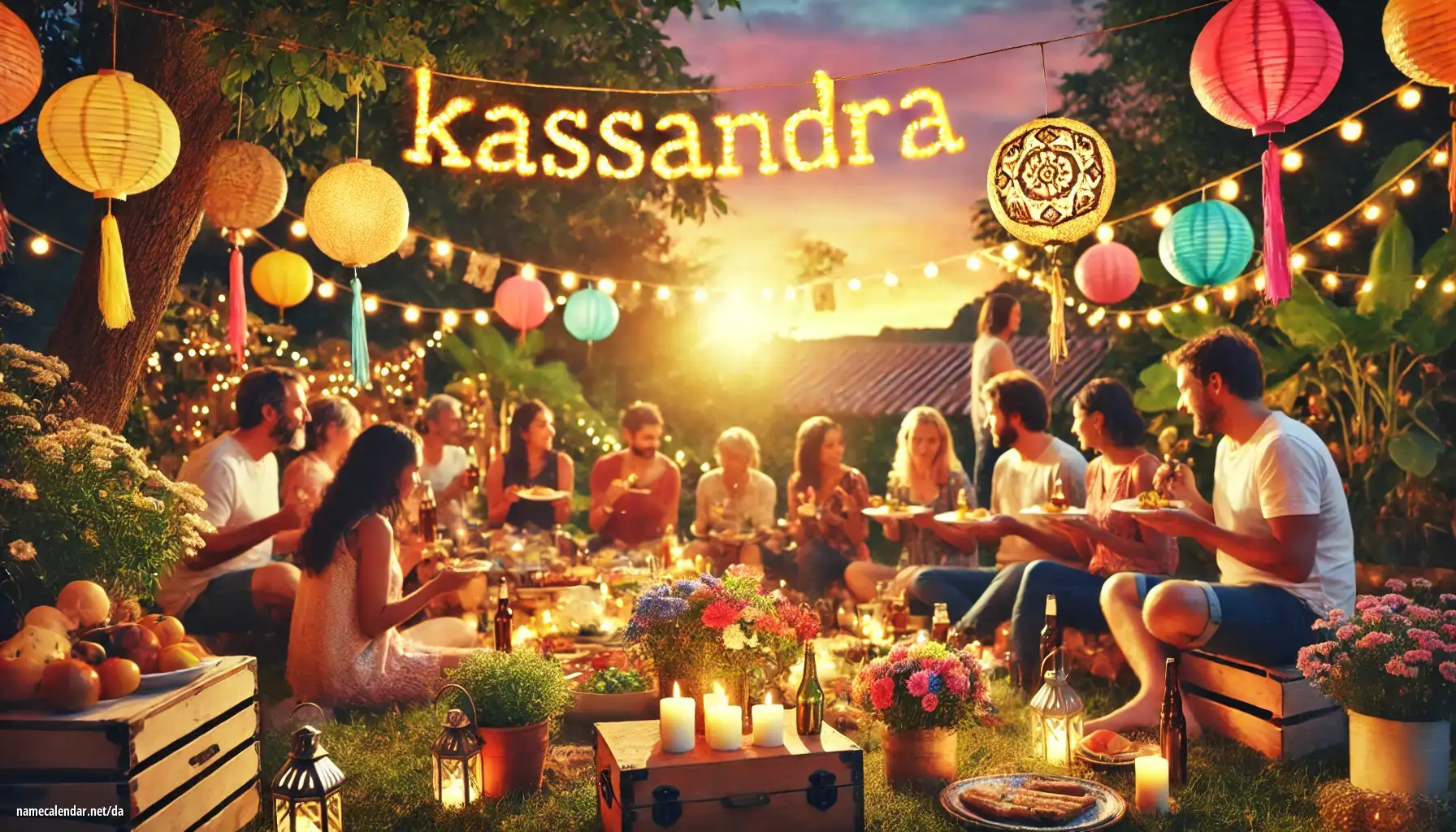 Fejring af navnedag og navn - Kassandra