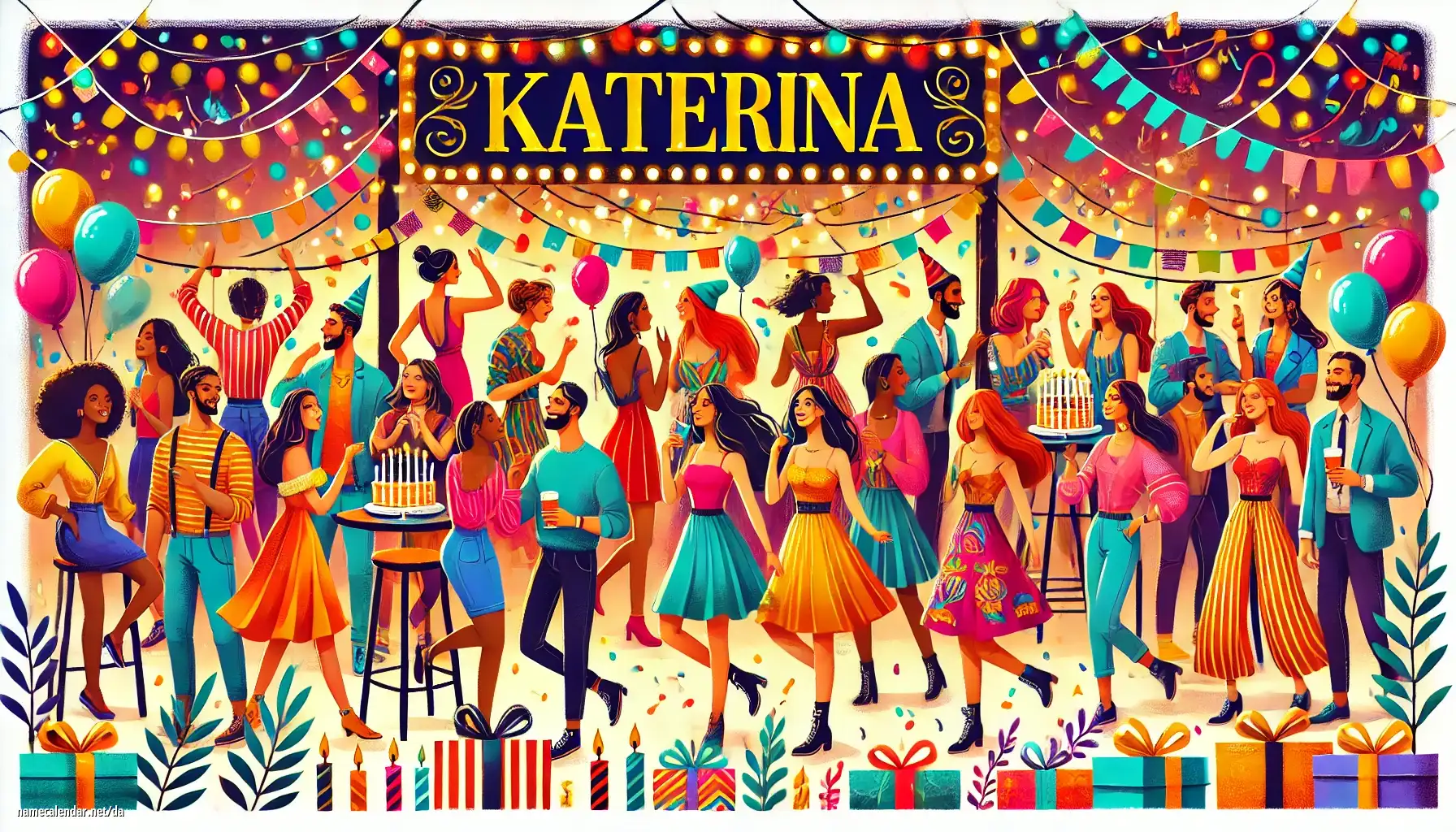 Fejring af navnedag og navn - Katerina