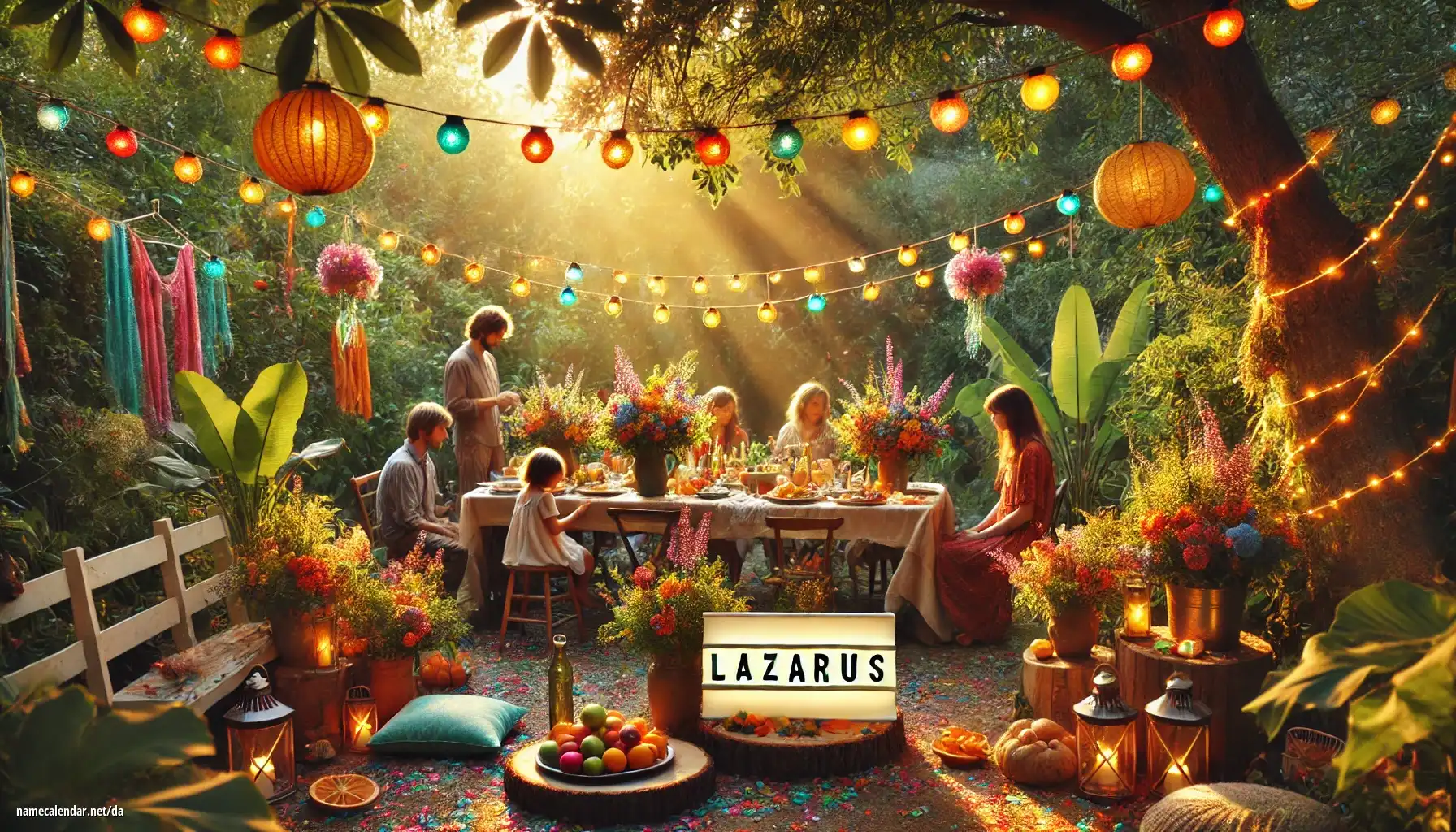 Fejring af navnedag og navn - Lazarus