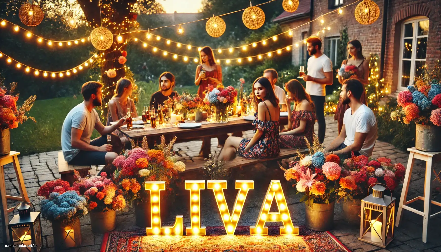 Fejring af navnedag og navn - Liva