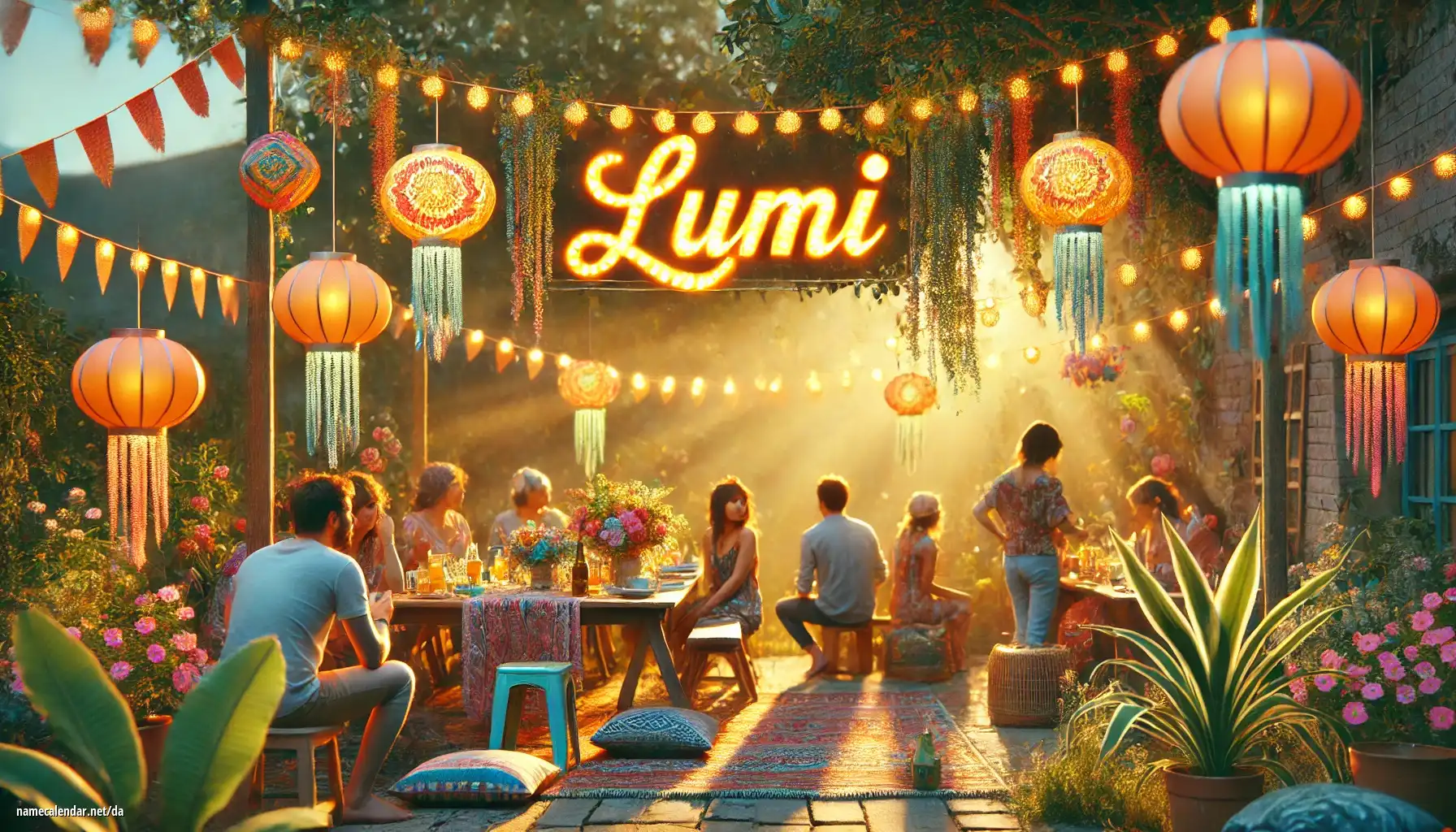 Fejring af navnedag og navn - Lumi