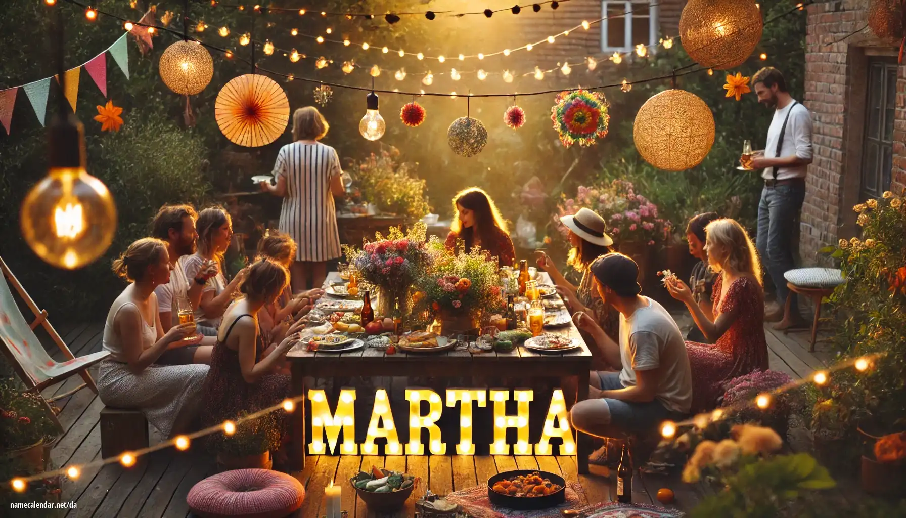 Fejring af navnedag og navn - Märtha