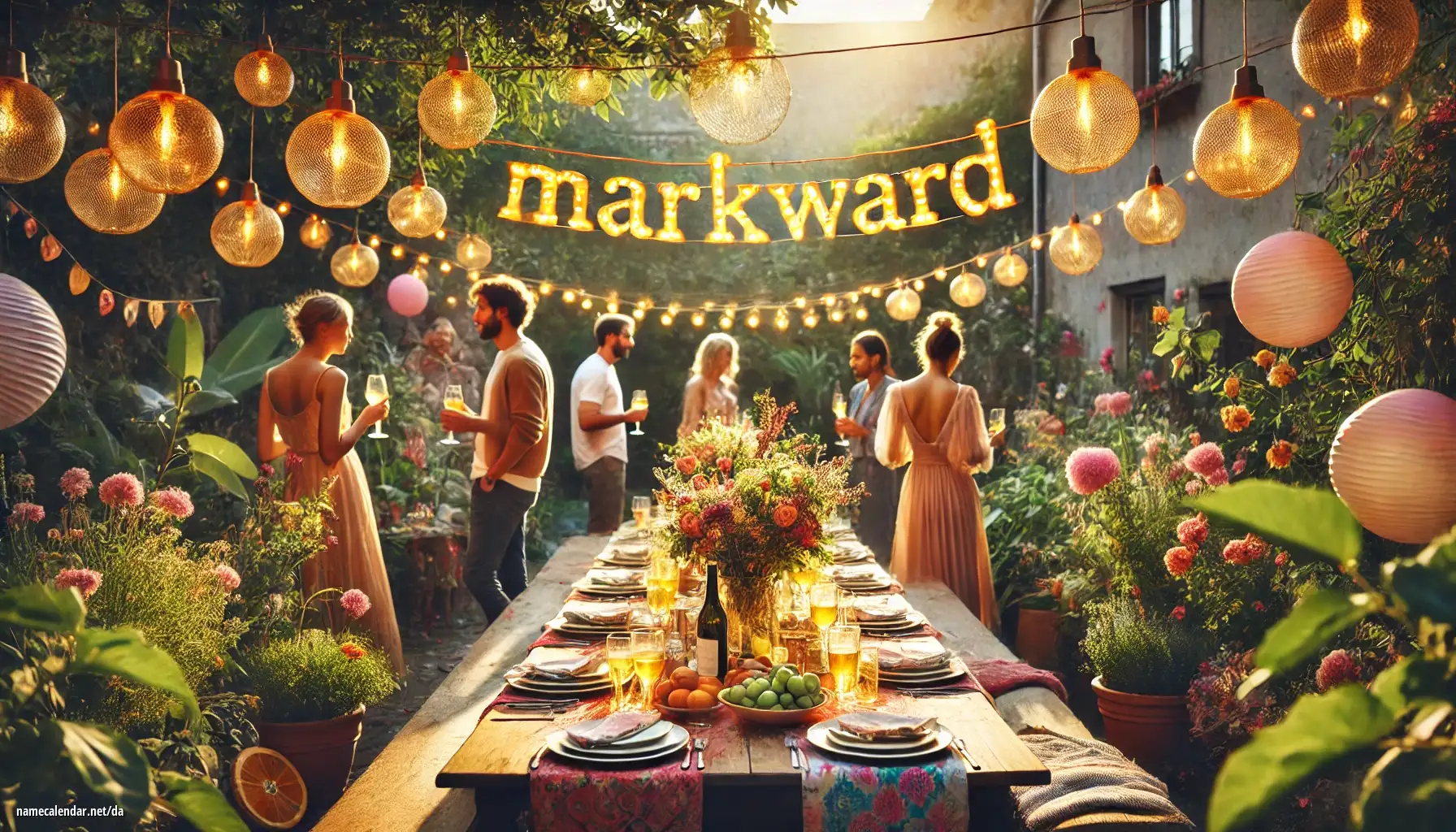 Fejring af navnedag og navn - Markward