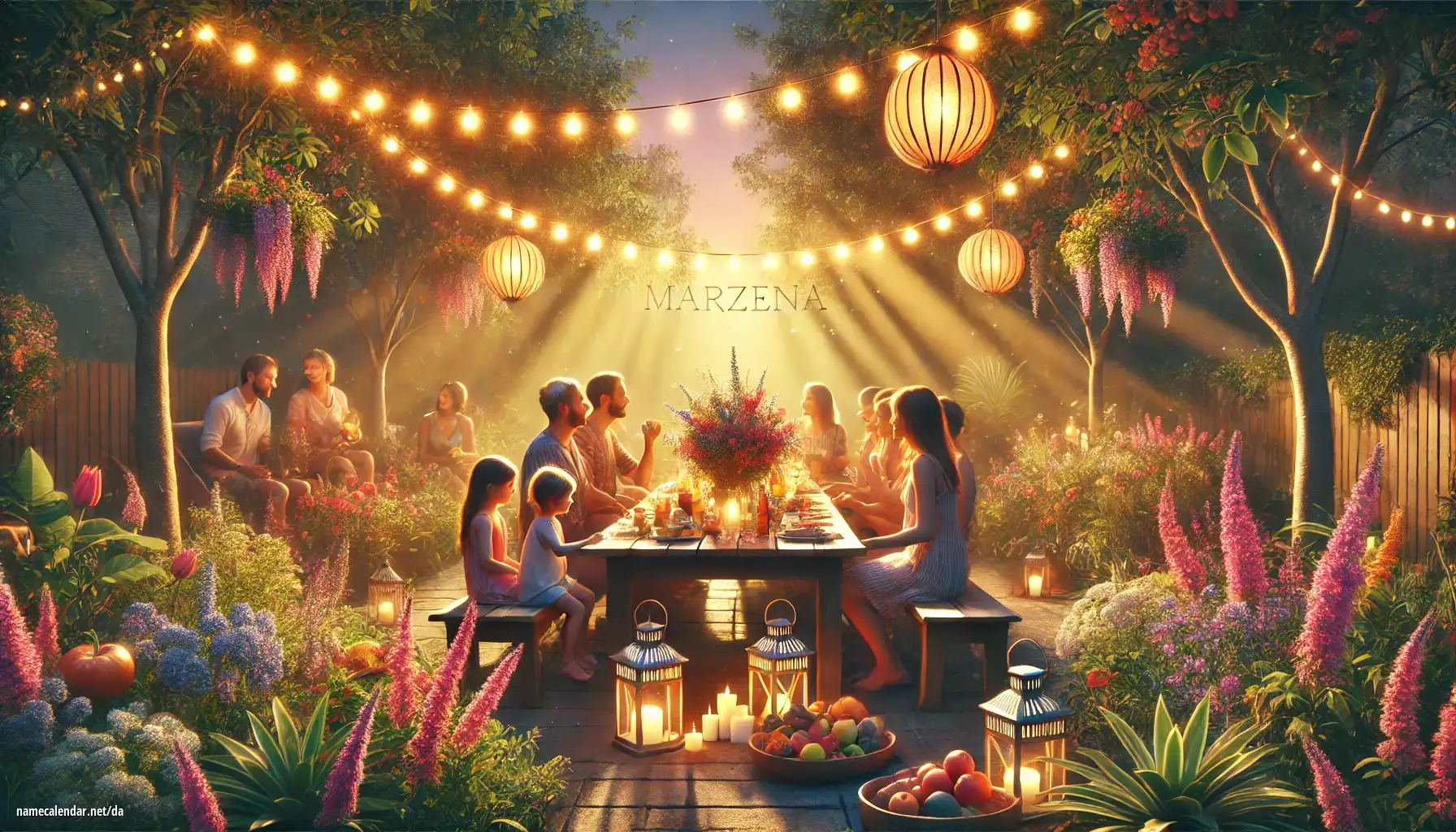 Fejring af navnedag og navn - Marzena