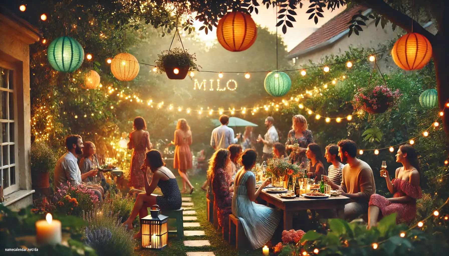 Fejring af navnedag og navn - Milo