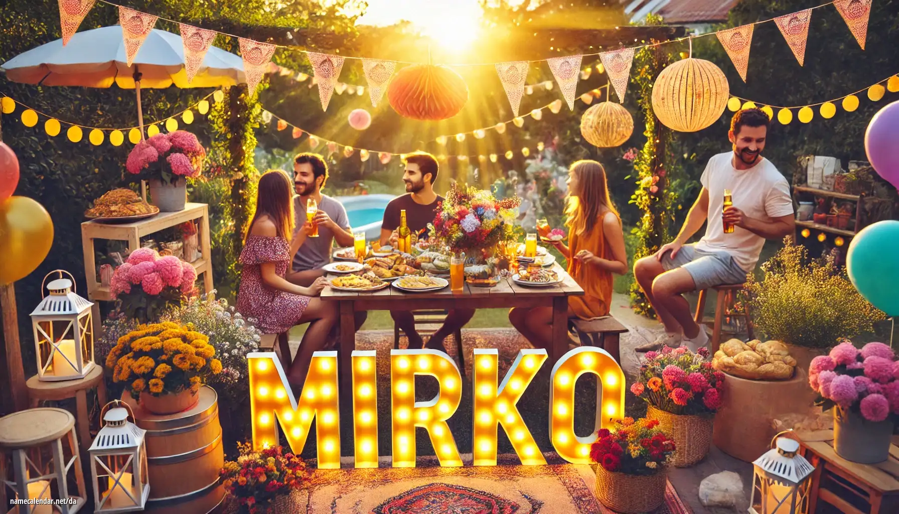 Fejring af navnedag og navn - Mirko