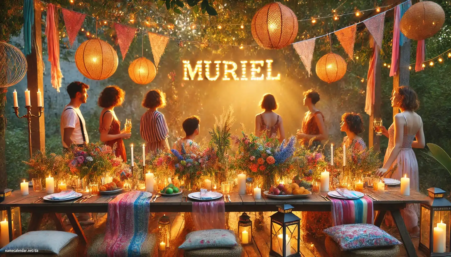 Fejring af navnedag og navn - Muriel