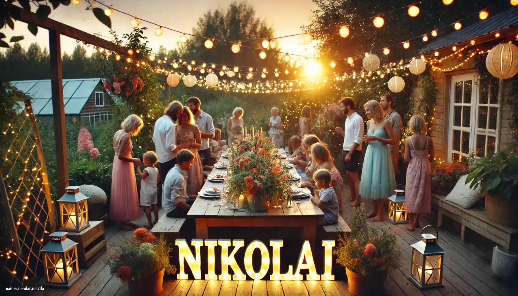 Fejring af navnedag og navn - Nikolai