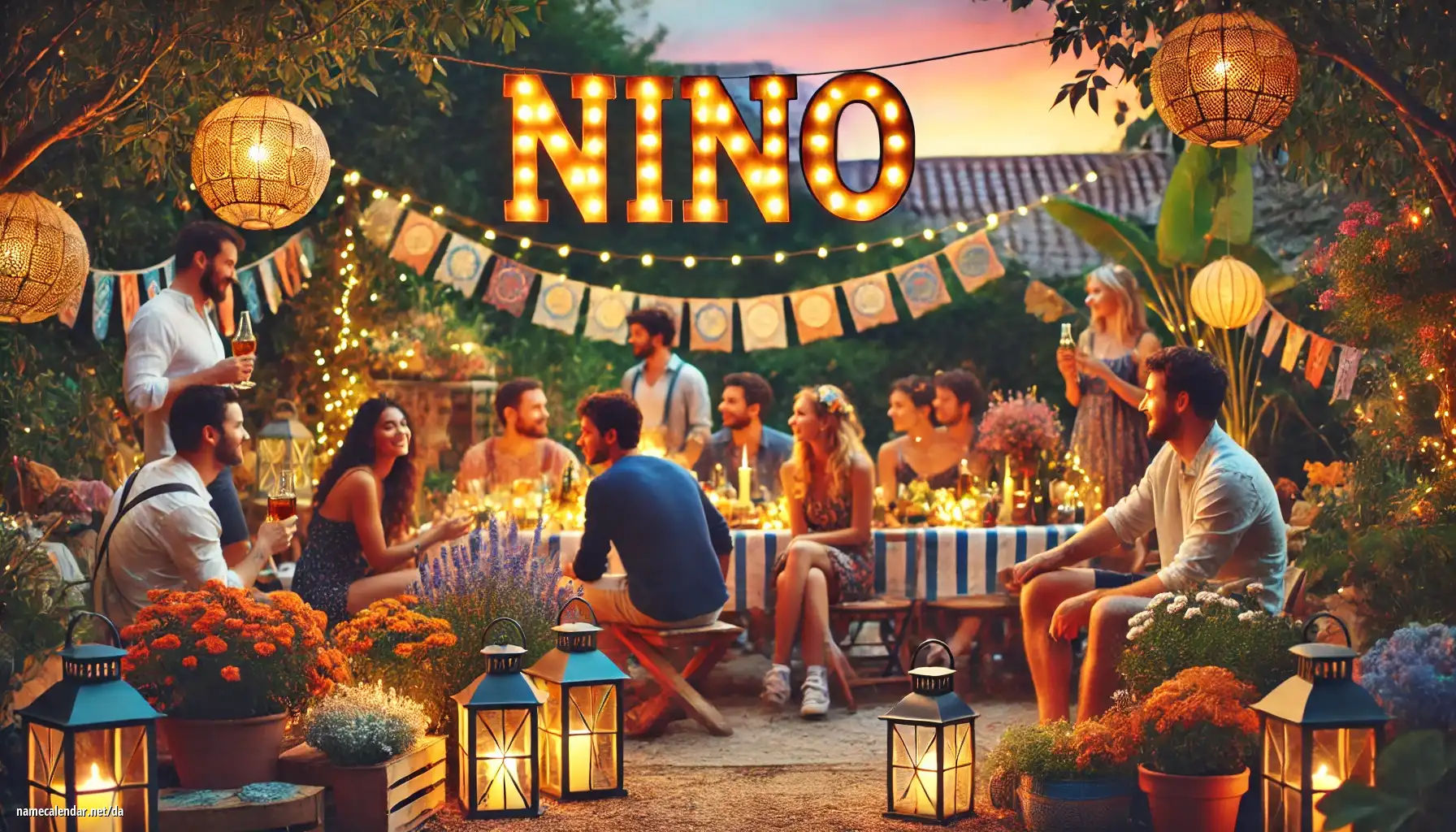 Fejring af navnedag og navn - Nino