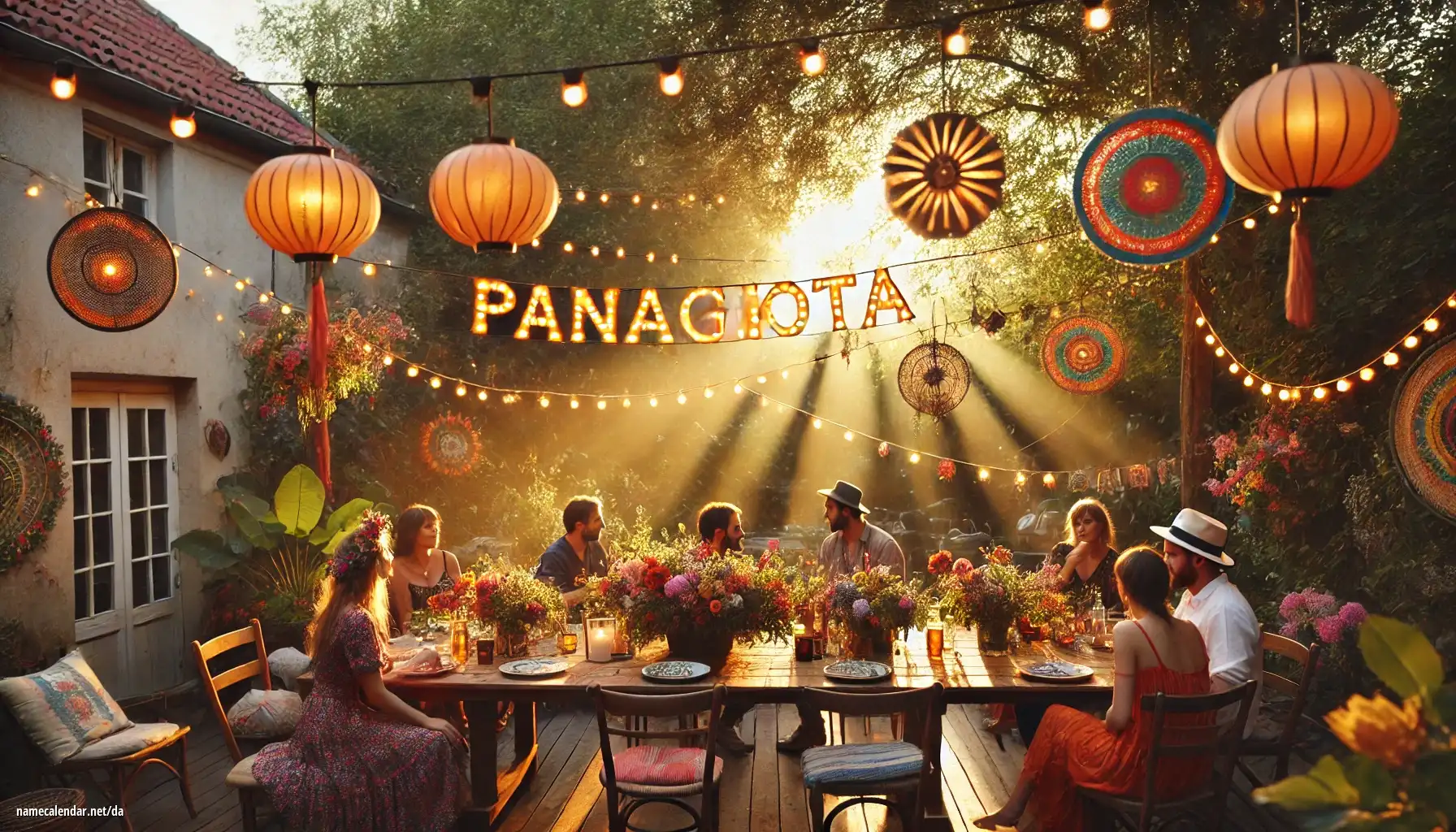 Fejring af navnedag og navn - Panagiota