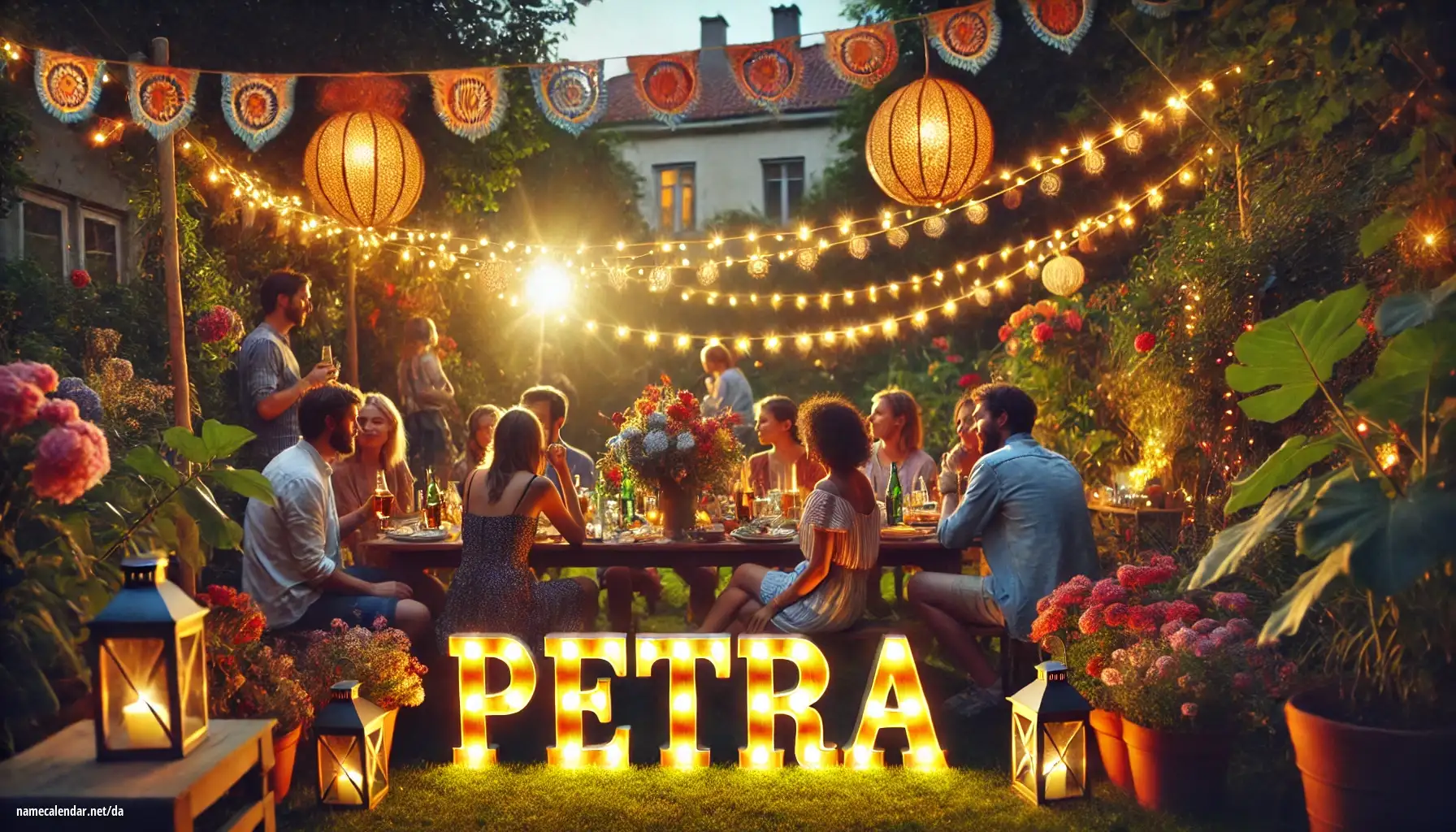 Fejring af navnedag og navn - Petra