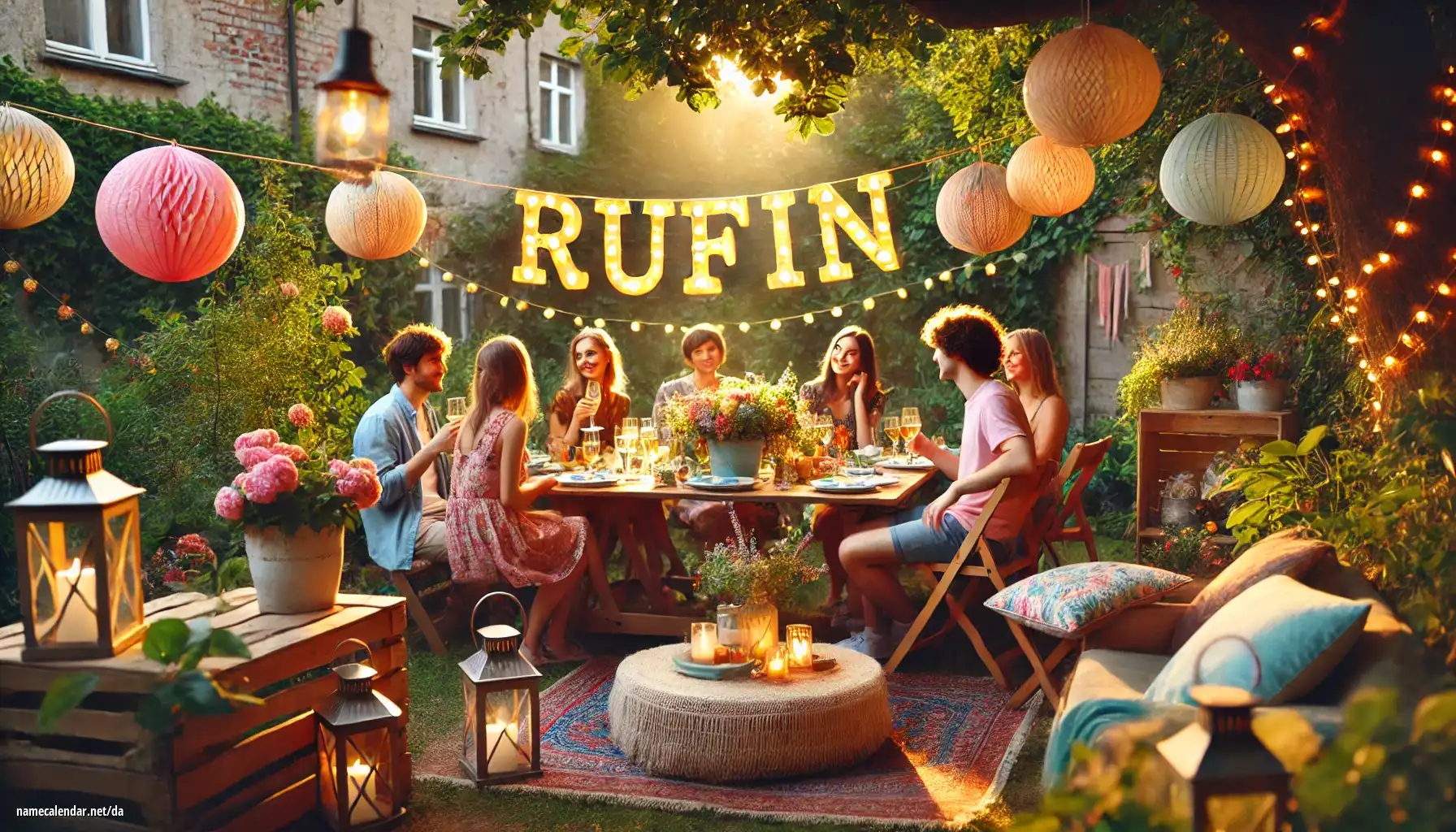 Fejring af navnedag og navn - Rufin