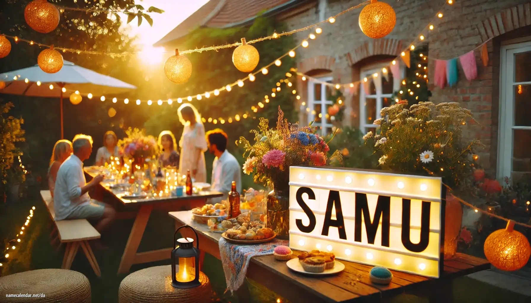 Fejring af navnedag og navn - Samu