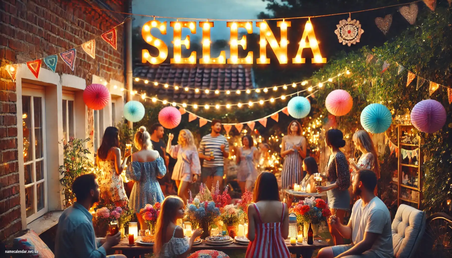 Fejring af navnedag og navn - Selena