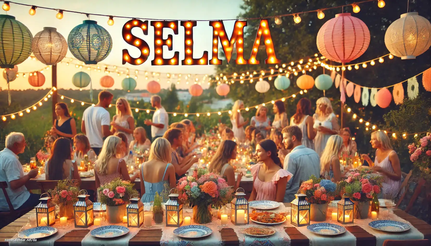 Fejring af navnedag og navn - Selma