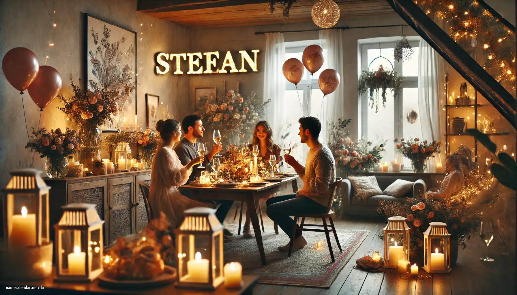 Fejring af navnedag og navn - Stefan