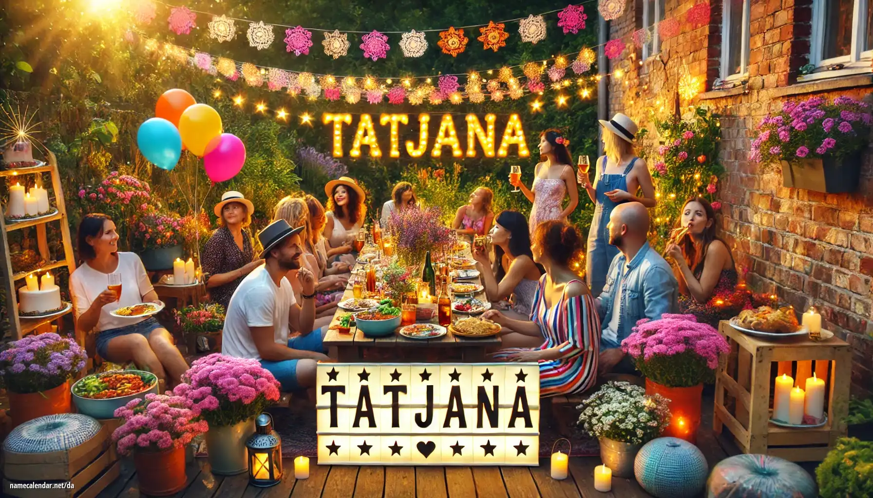 Fejring af navnedag og navn - Tatjana