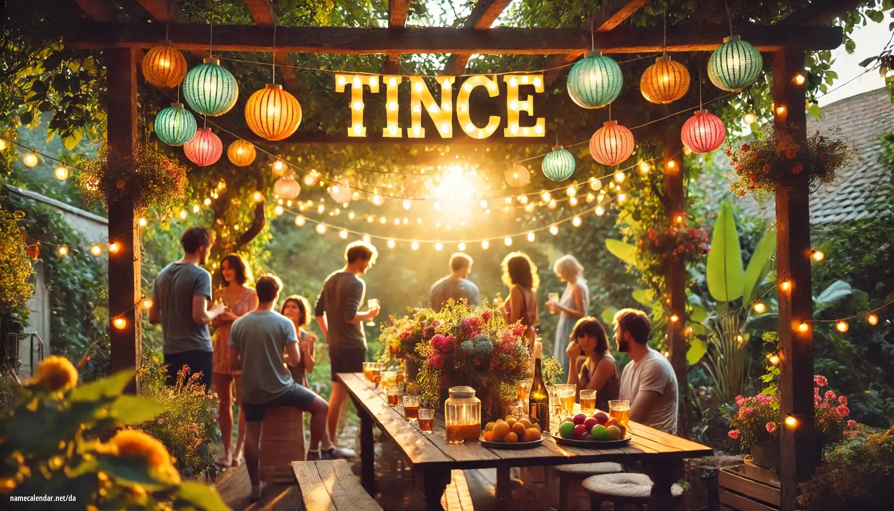 Fejring af navnedag og navn - Tince