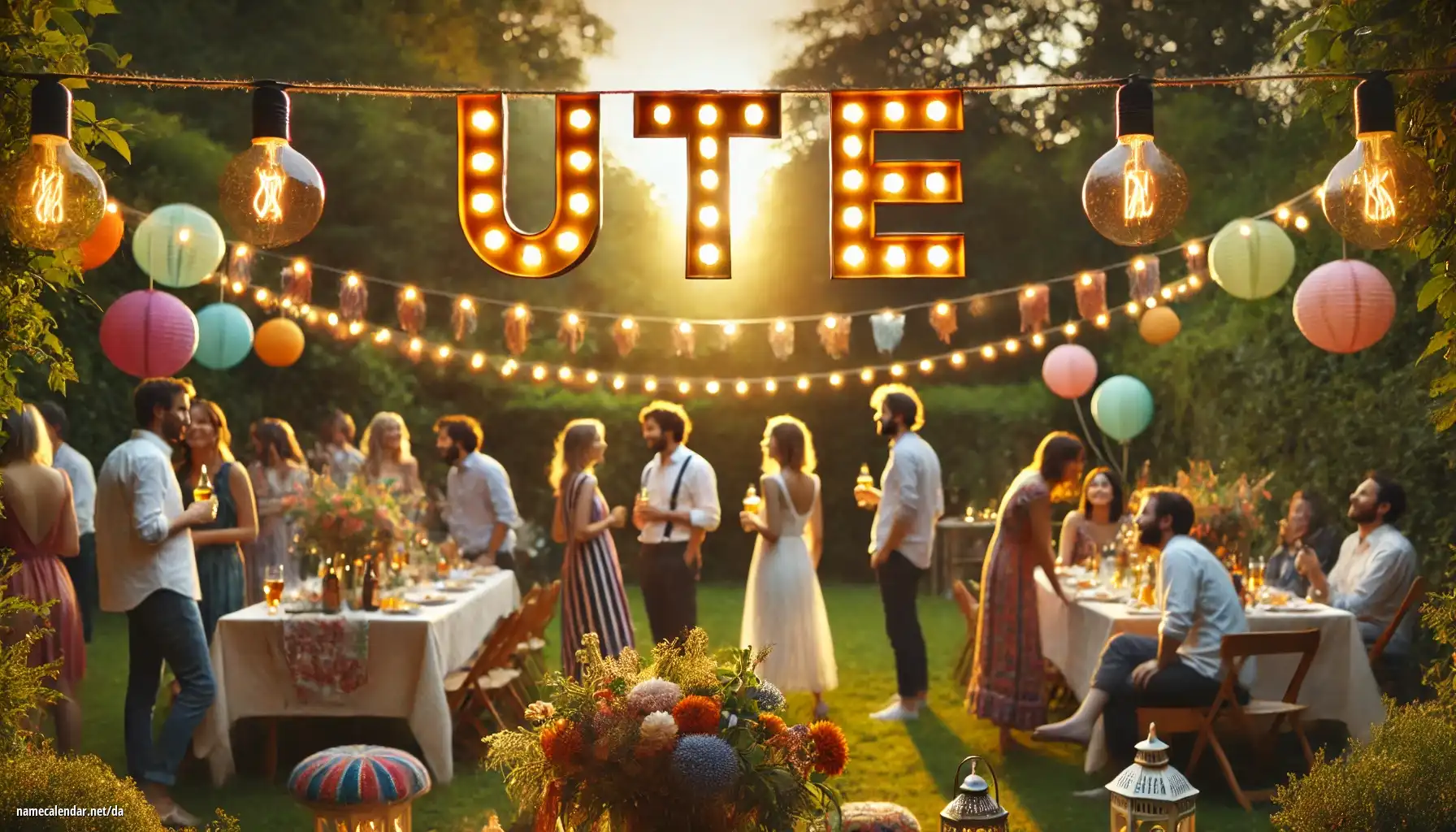 Fejring af navnedag og navn - Ute