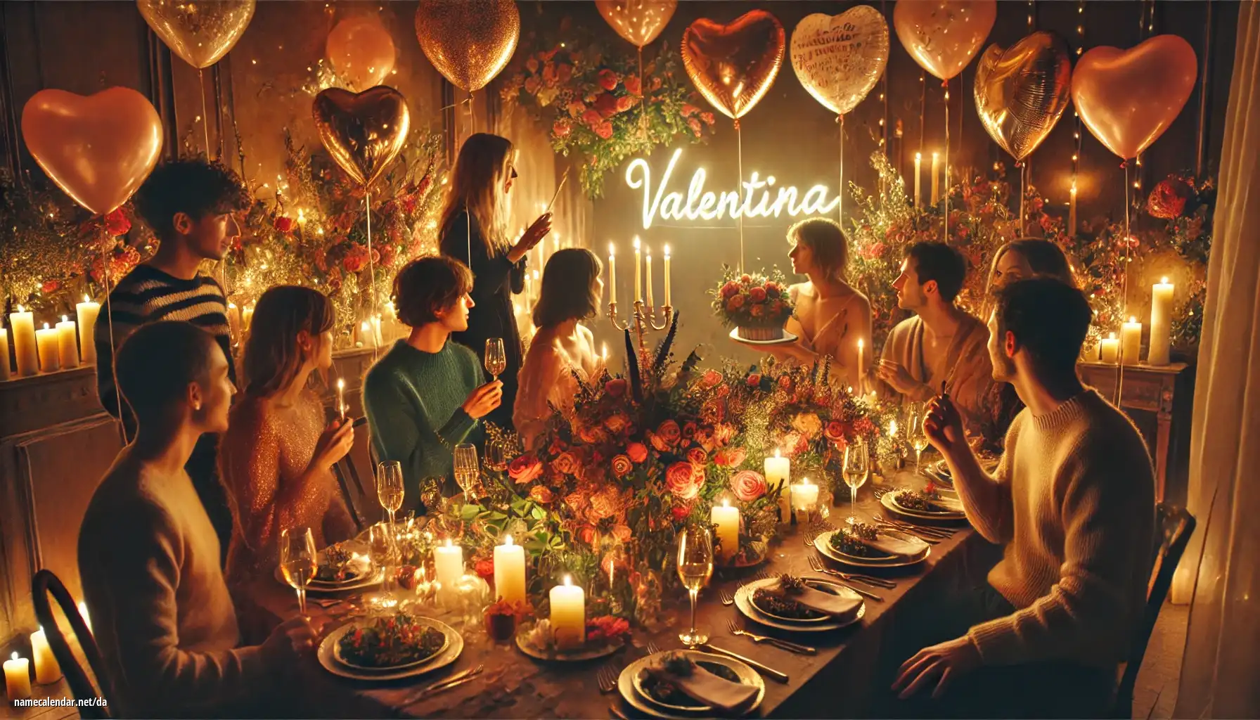 Fejring af navnedag og navn - Valentina