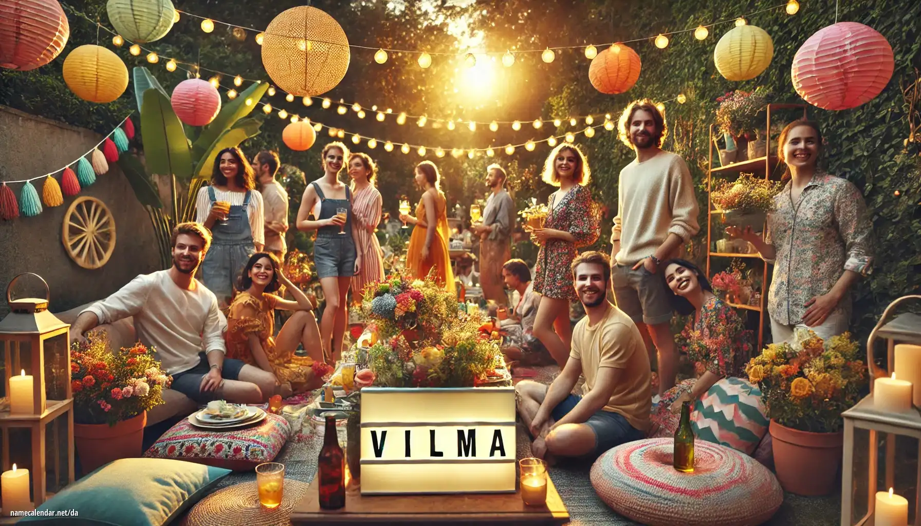 Fejring af navnedag og navn - Vilma