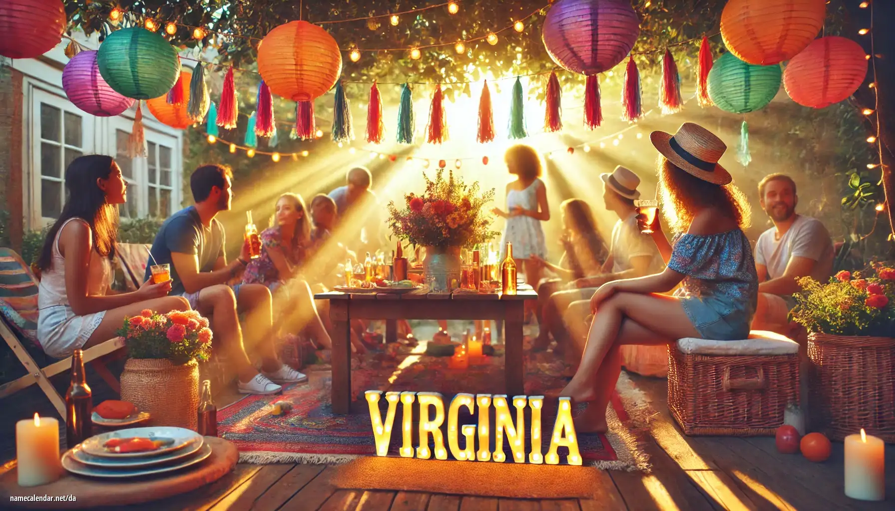 Fejring af navnedag og navn - Virginia
