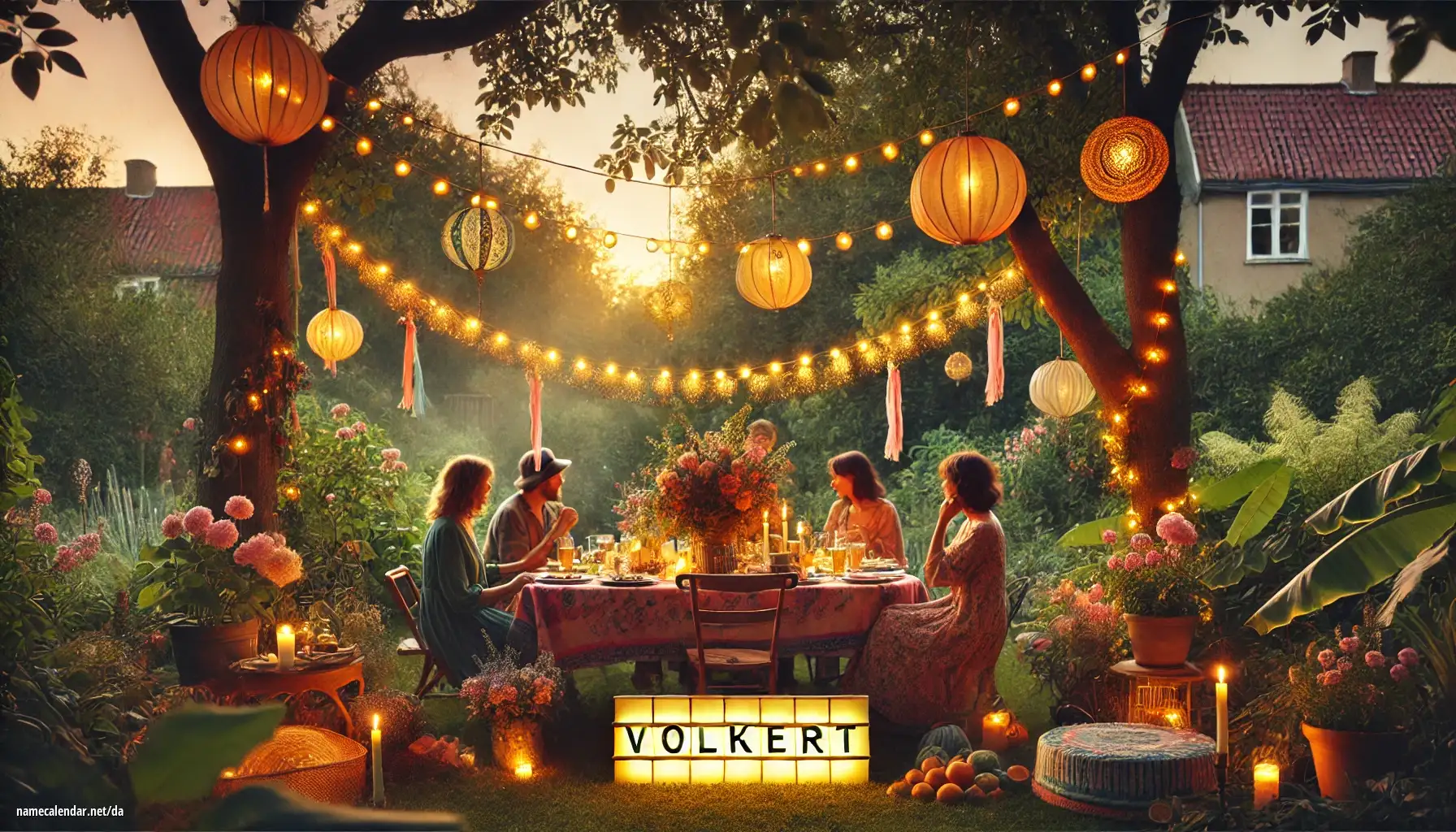 Fejring af navnedag og navn - Volkert