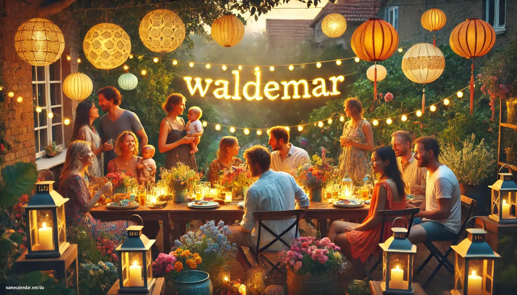 Fejring af navnedag og navn - Waldemar