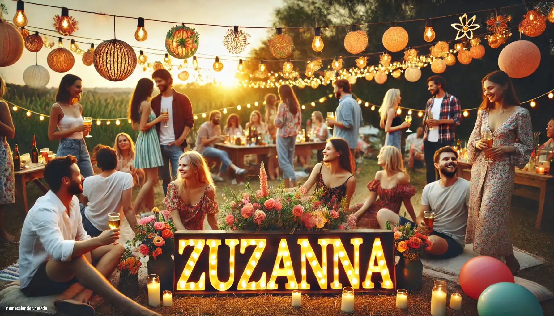 Fejring af navnedag og navn - Zuzanna