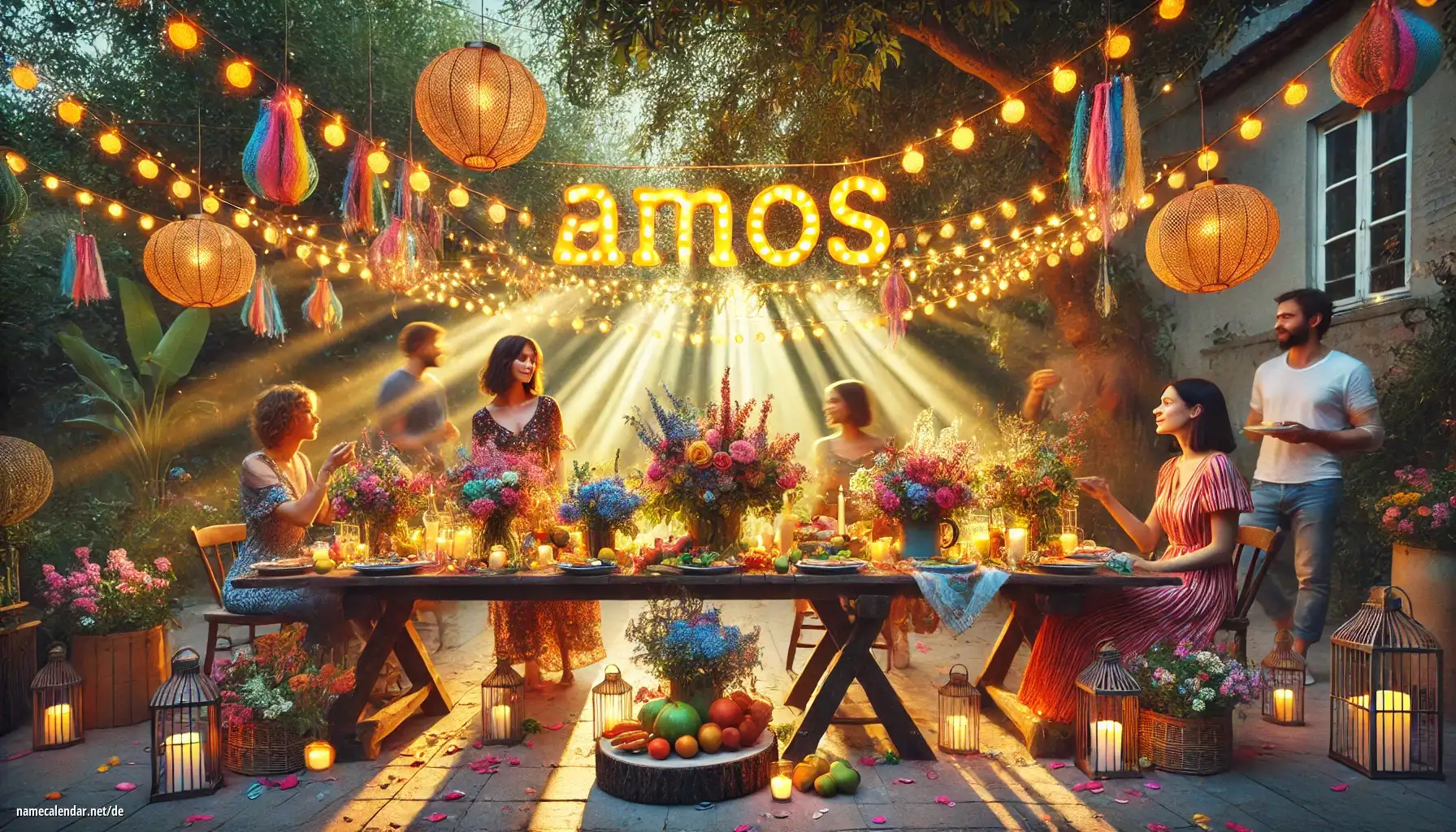 Feier des Namenstages und des Namens - Amós