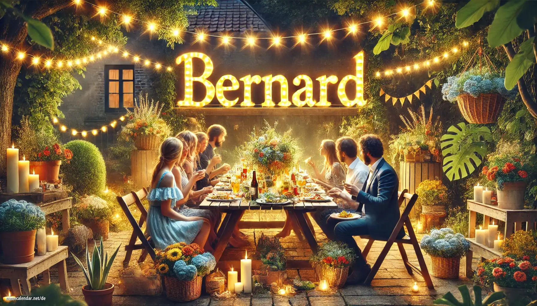 Feier des Namenstages und des Namens - Bernard