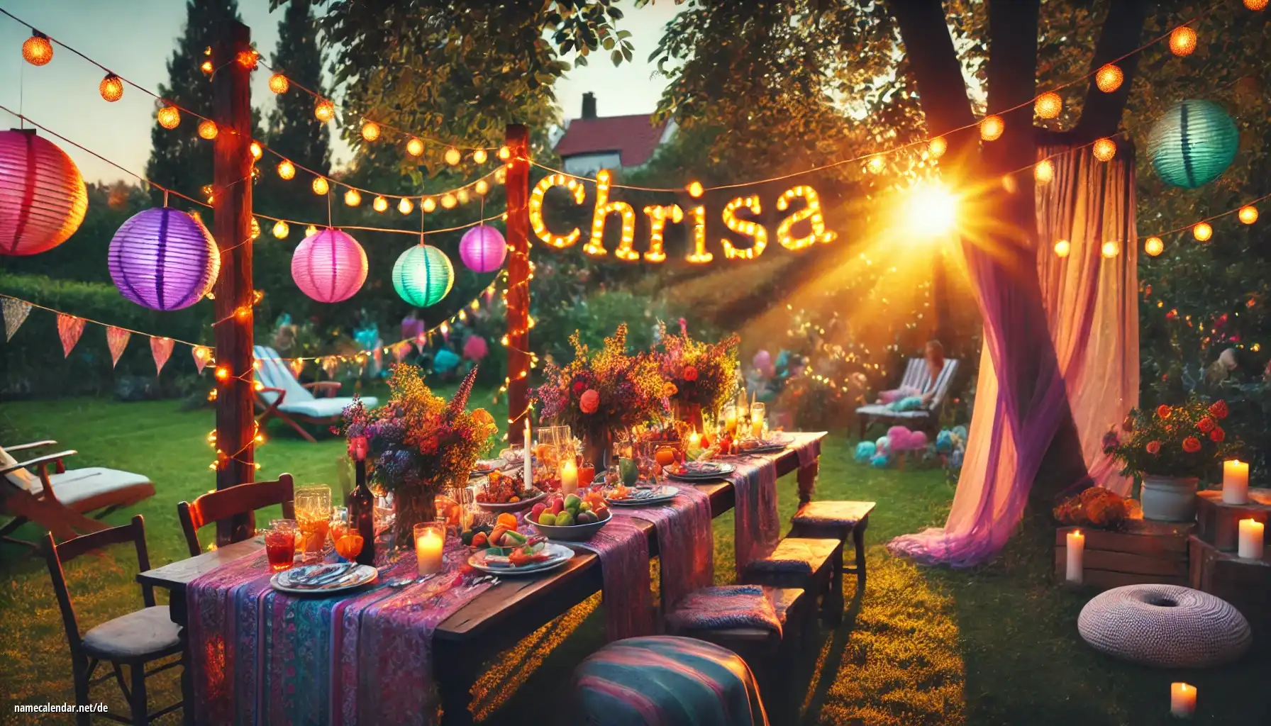 Feier des Namenstages und des Namens - Chrisa