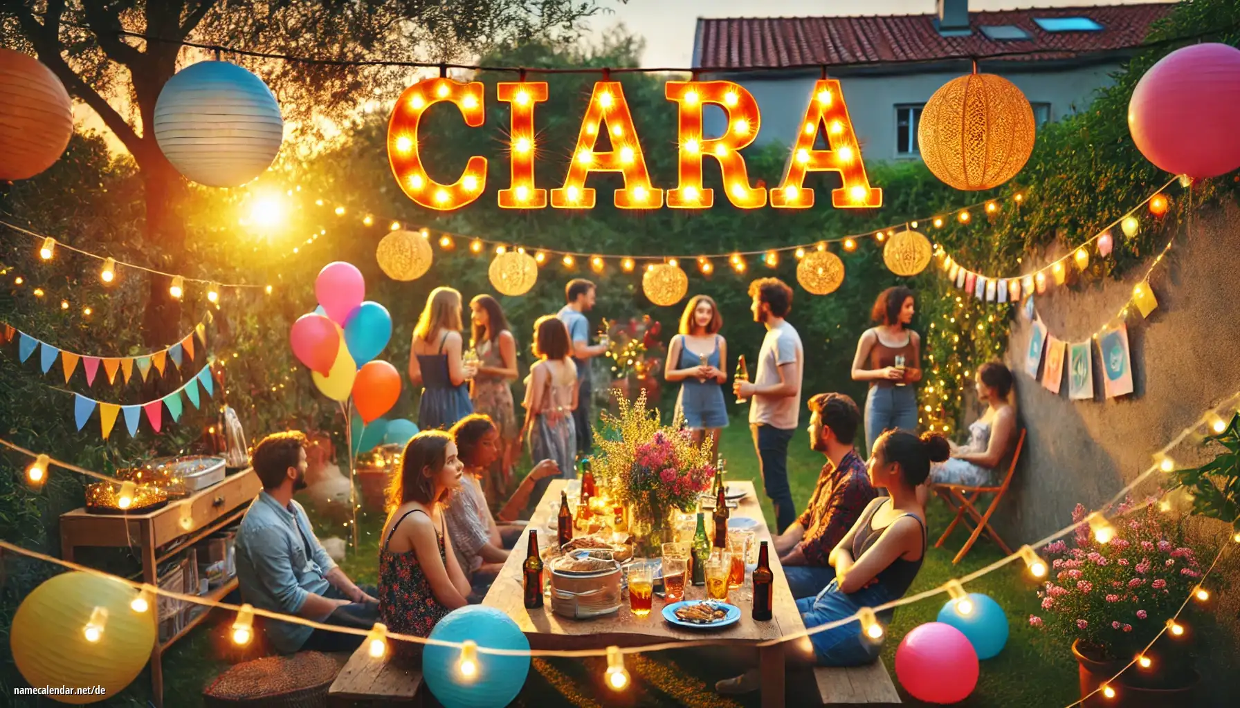 Feier des Namenstages und des Namens - Ciara